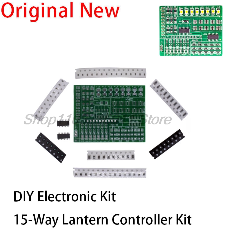 Diy Electronics Learning Kit - DIY Electronic Kit 15-way lantern controller