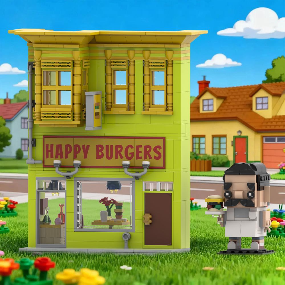 Gobricks MOC Bobs Burgers Buil - Diy Electronics Shop 评论和价格