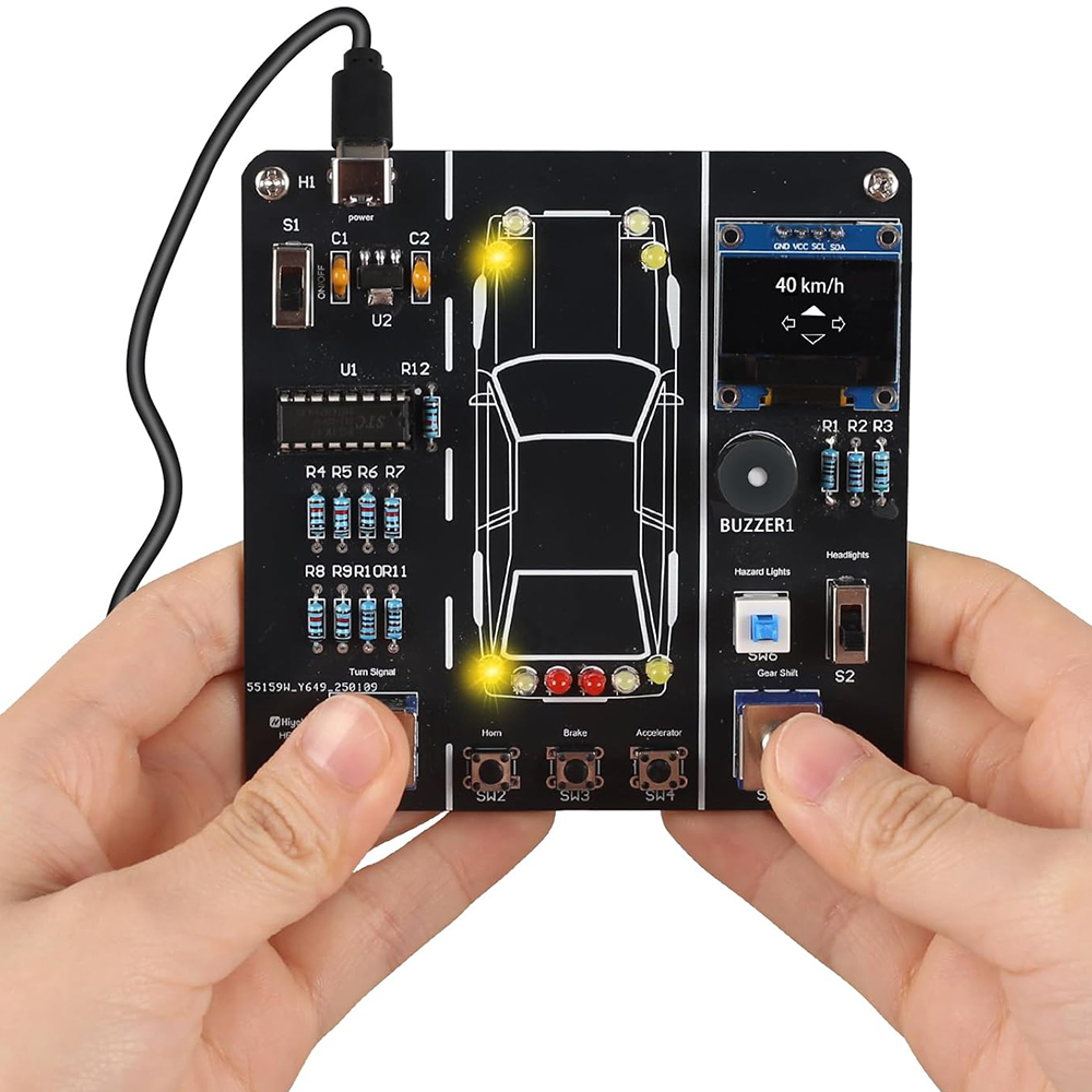 DIY Car Driving Simulation Sol - Diy Electronics Learning Kit 评论和价格