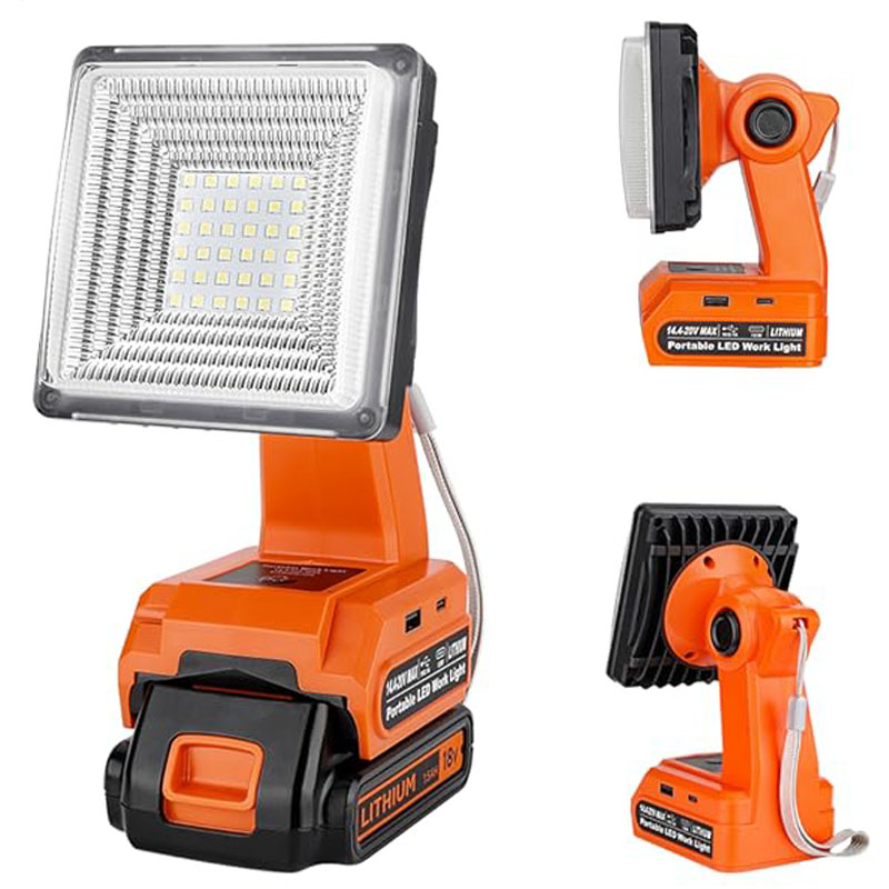 4 Inch Led Work Light Tool Lam - Black+Decker Tool Cordless 评论和价格