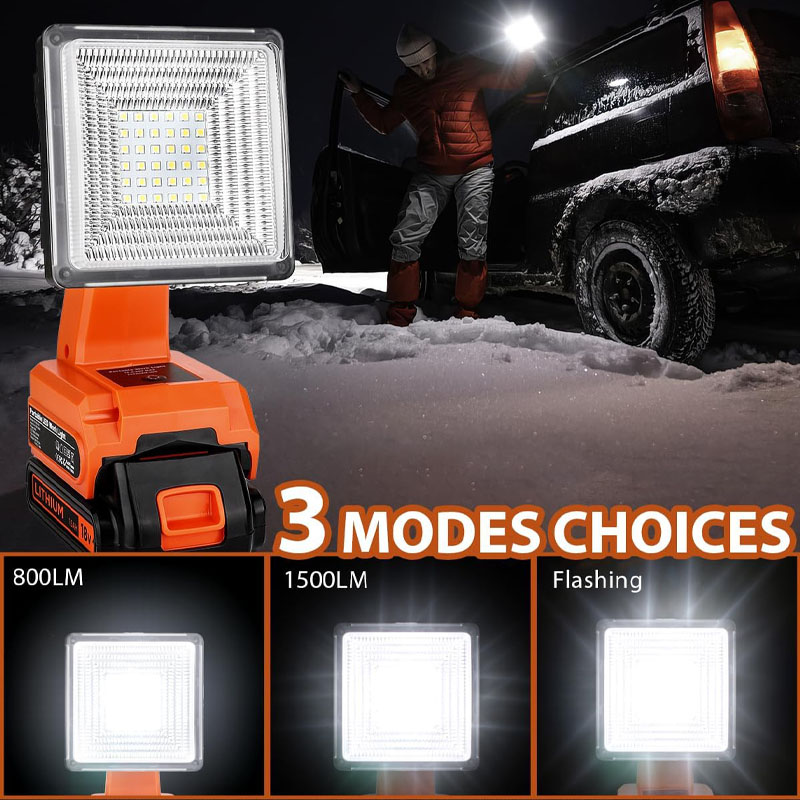 4 Inch Led Work Light Tool Lam - Black+Decker Tool Cordless 评论和价格